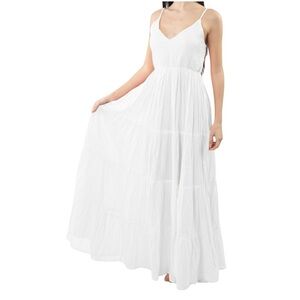 Antica Sartoria by Giacomo Cinque | Positano White Resort Dress (One Size) NWT
